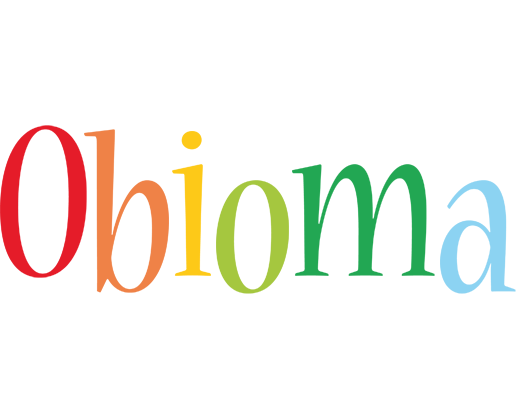 Obioma birthday logo