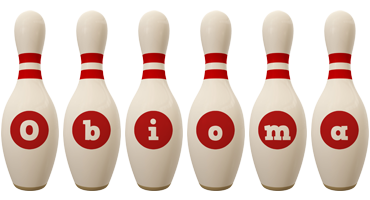 Obioma bowling-pin logo