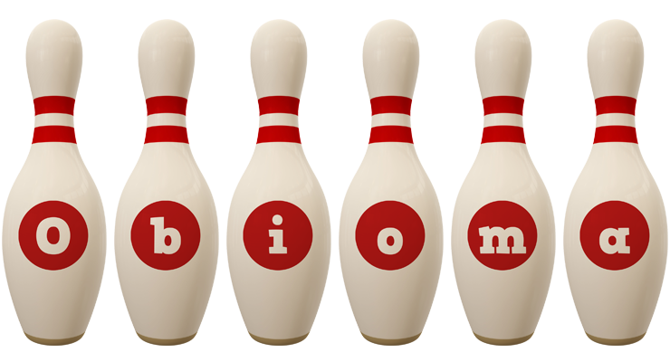 Obioma bowling-pin logo