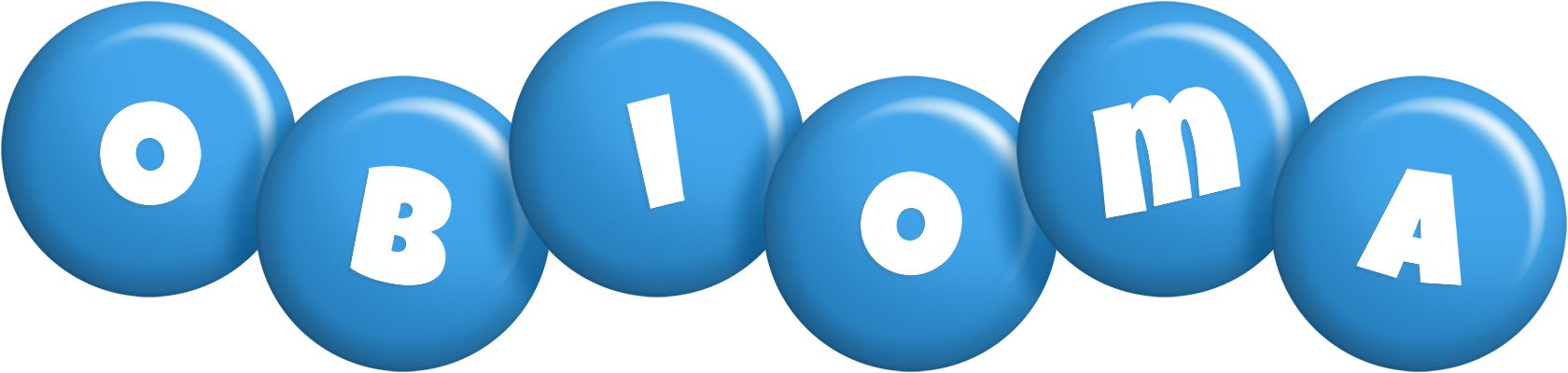 Obioma candy-blue logo