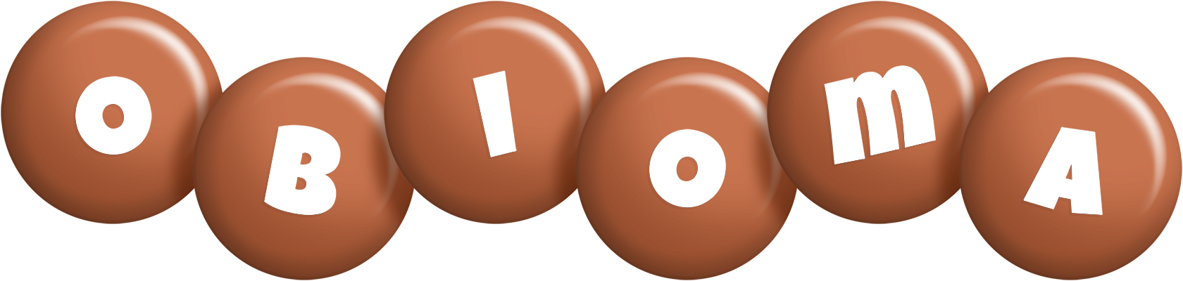 Obioma candy-brown logo