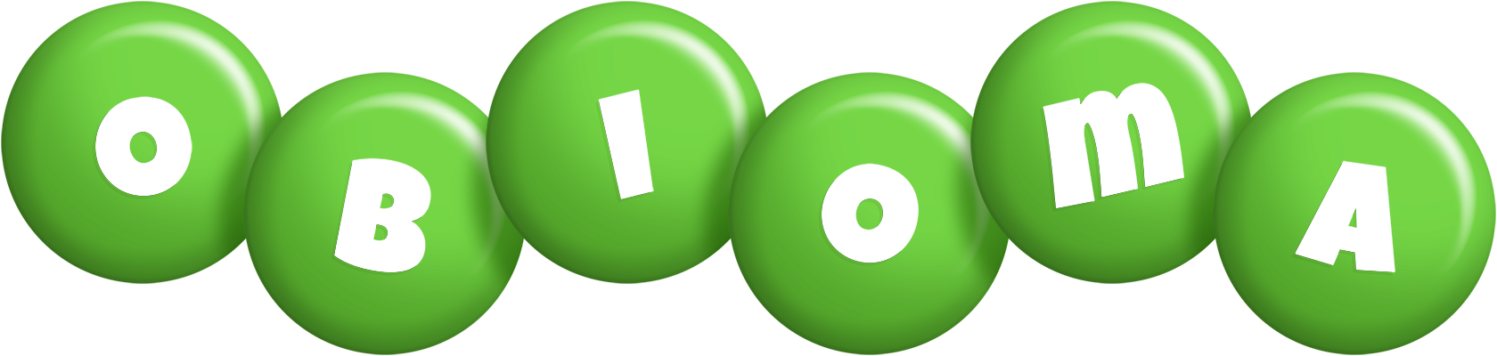 Obioma candy-green logo