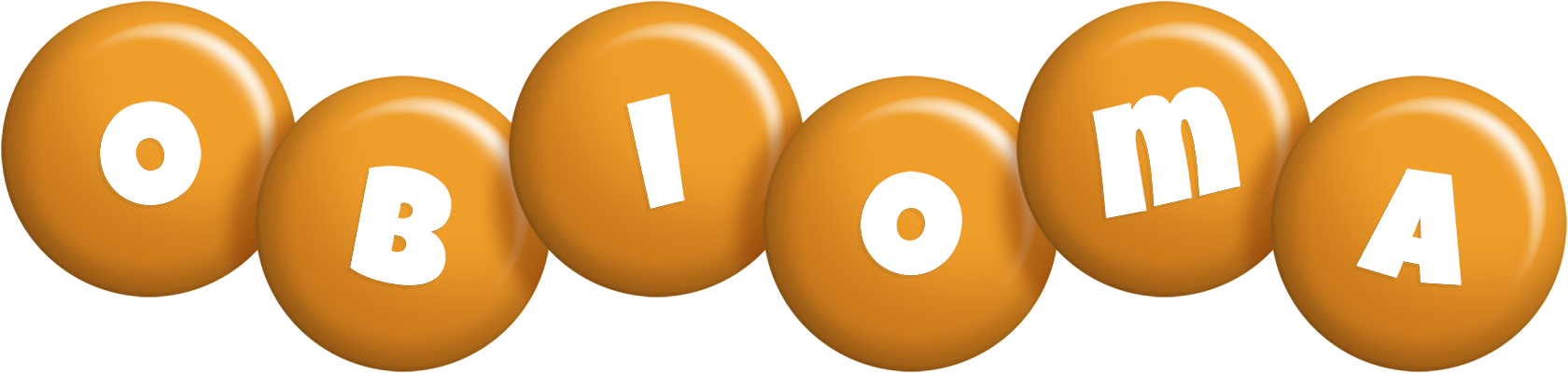 Obioma candy-orange logo