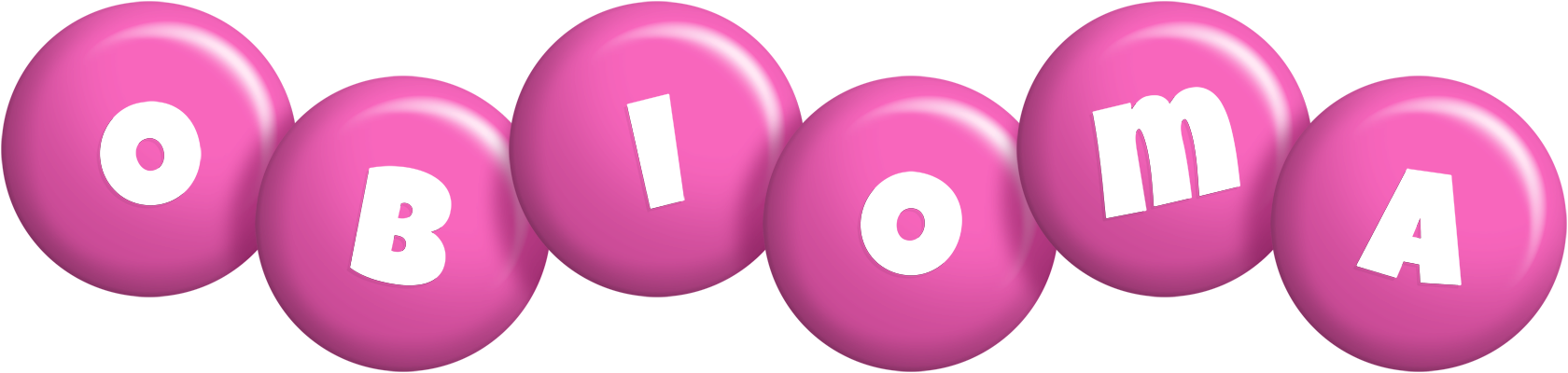 Obioma candy-pink logo