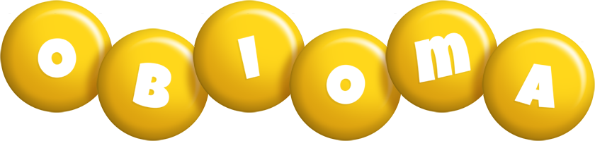 Obioma candy-yellow logo