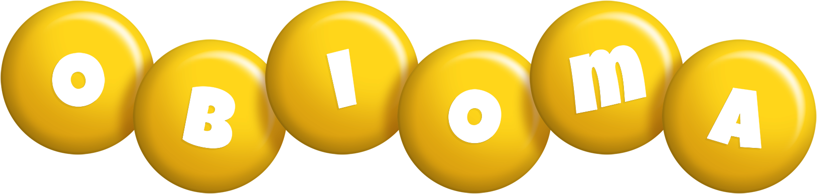 Obioma candy-yellow logo