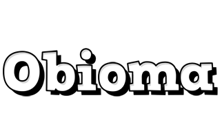 Obioma snowing logo