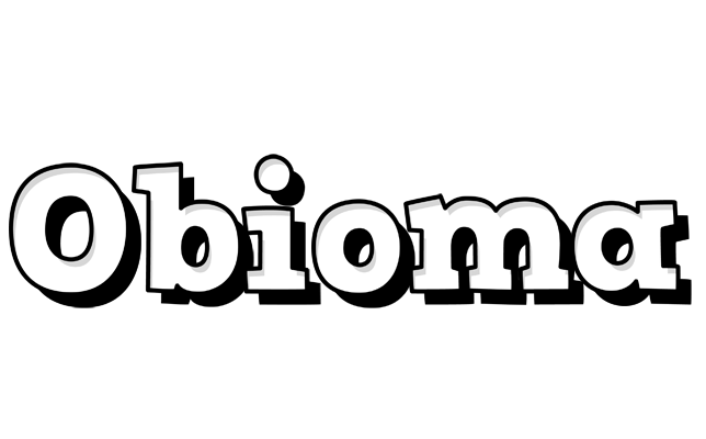 Obioma snowing logo