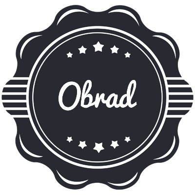 Obrad badge logo