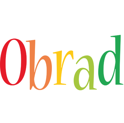 Obrad birthday logo