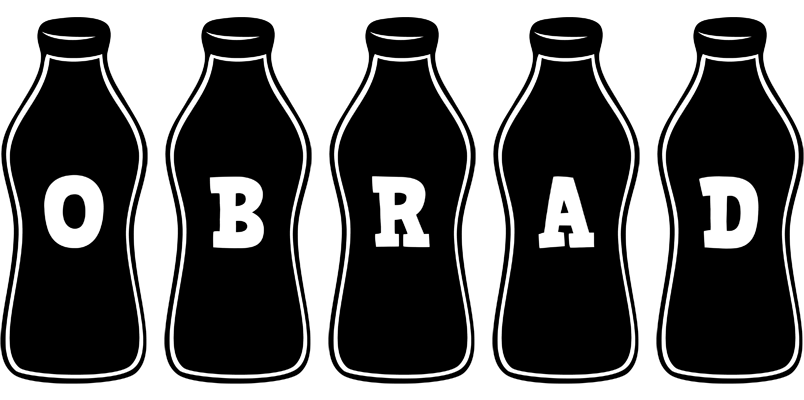 Obrad bottle logo