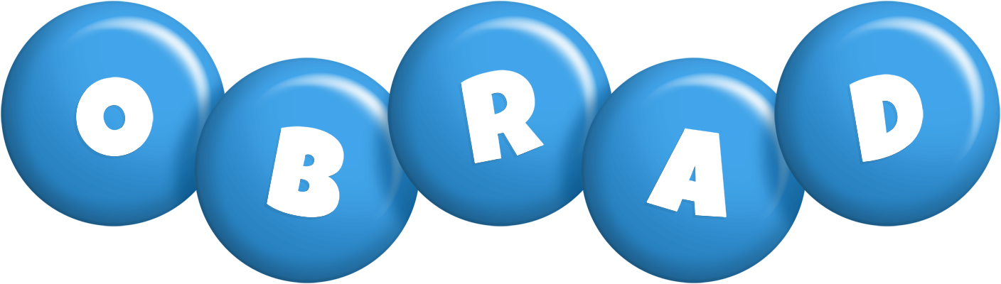 Obrad candy-blue logo