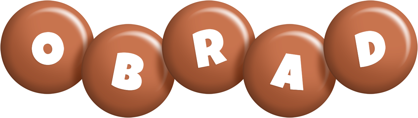 Obrad candy-brown logo