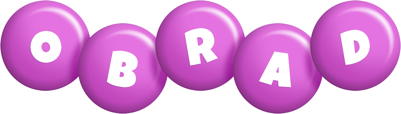 Obrad candy-purple logo