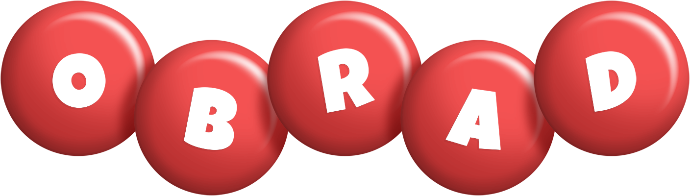 Obrad candy-red logo