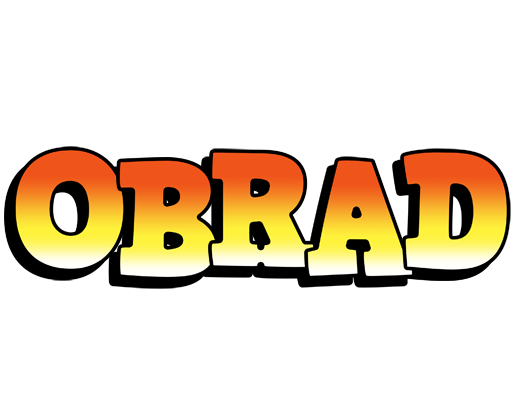 Obrad sunset logo