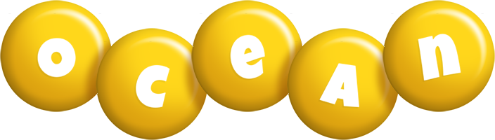 Ocean candy-yellow logo