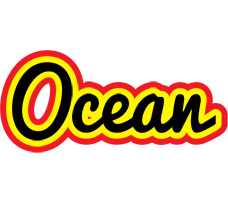 Ocean flaming logo