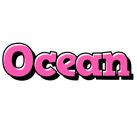 Ocean girlish logo