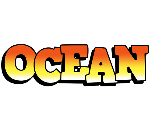 Ocean sunset logo
