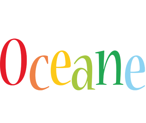 Oceane birthday logo