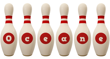 Oceane bowling-pin logo