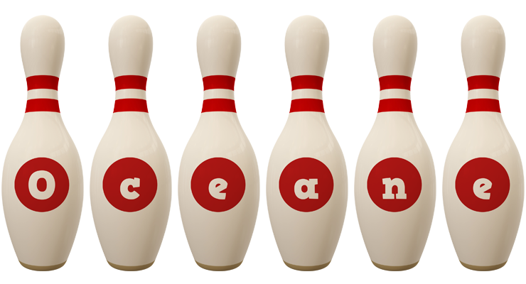 Oceane bowling-pin logo