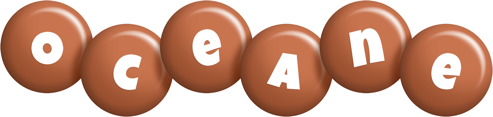 Oceane candy-brown logo