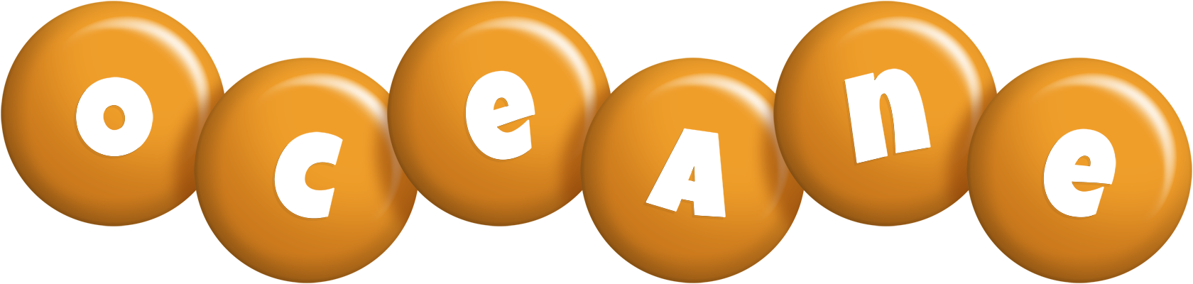 Oceane candy-orange logo