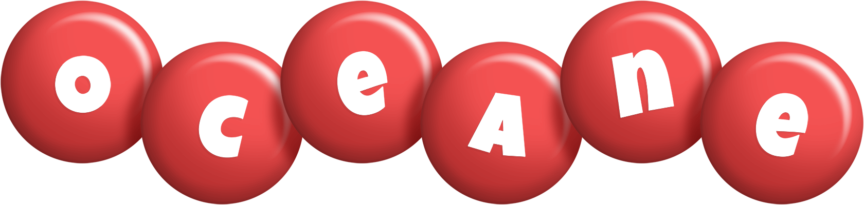 Oceane candy-red logo