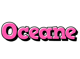 Oceane girlish logo