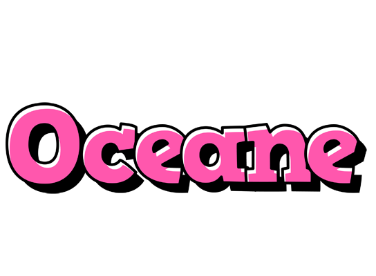 Oceane girlish logo