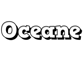 Oceane snowing logo