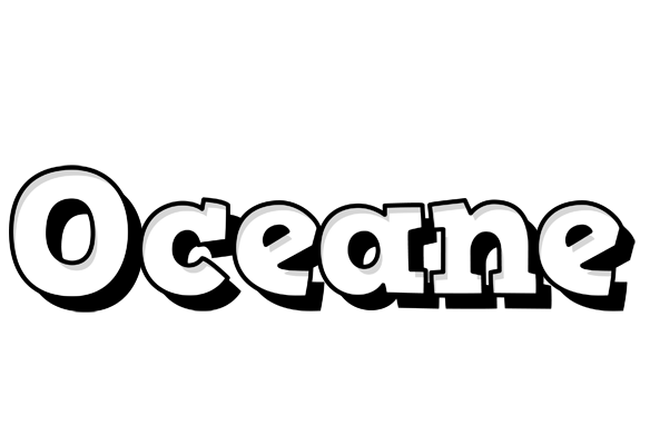 Oceane snowing logo