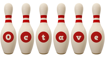 Octave bowling-pin logo