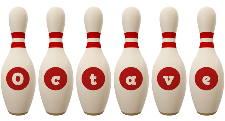 Octave bowling-pin logo