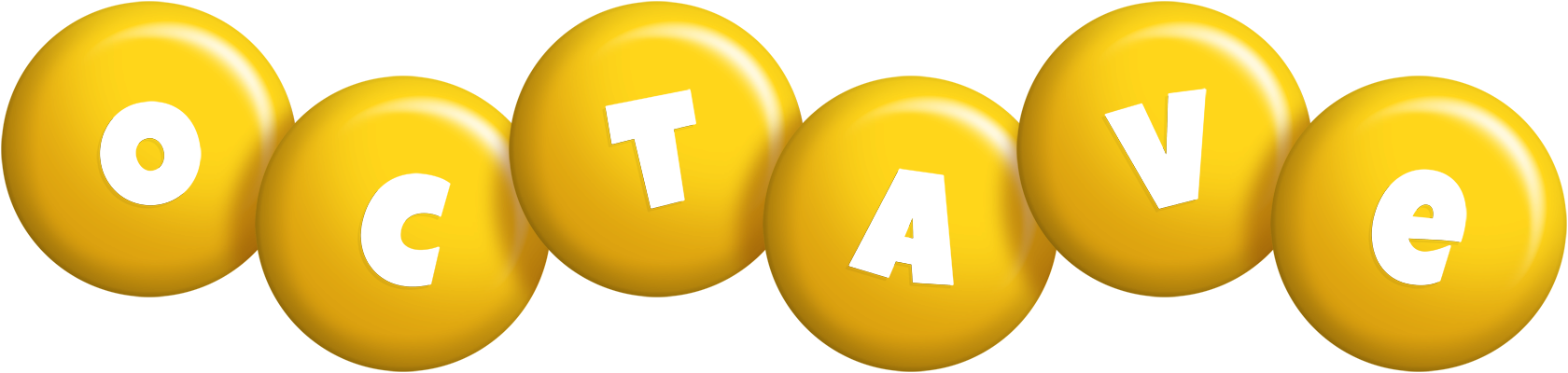 Octave candy-yellow logo