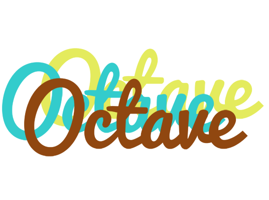 Octave cupcake logo