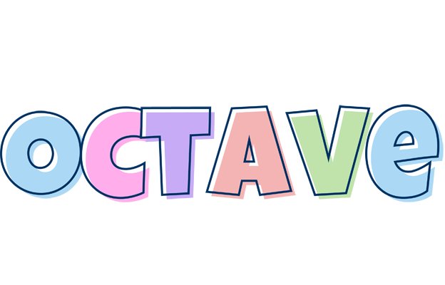 Octave pastel logo