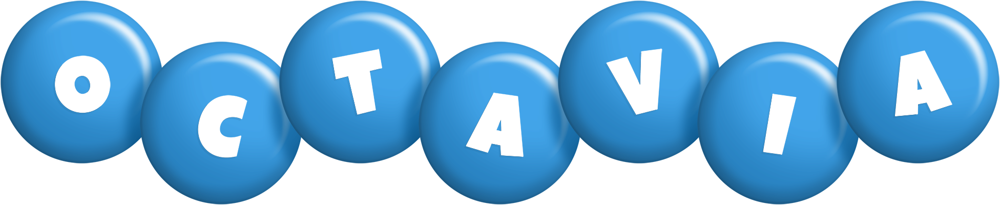 Octavia candy-blue logo
