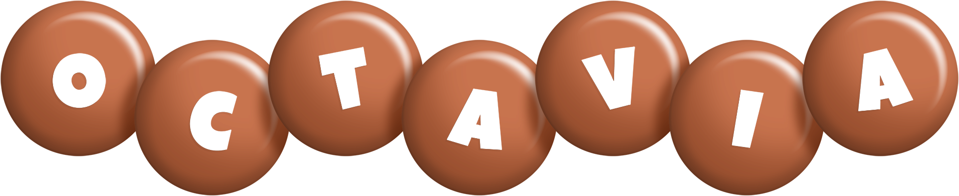 Octavia candy-brown logo