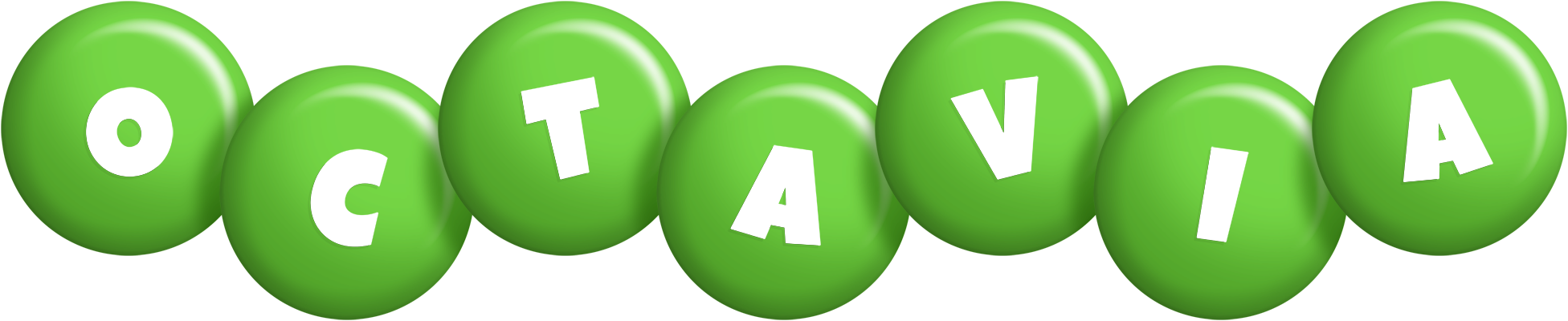Octavia candy-green logo