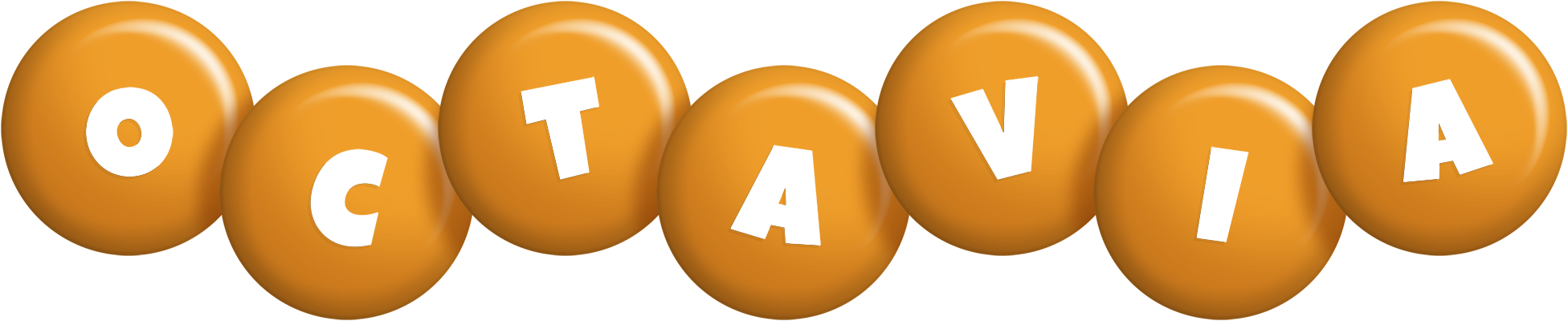 Octavia candy-orange logo