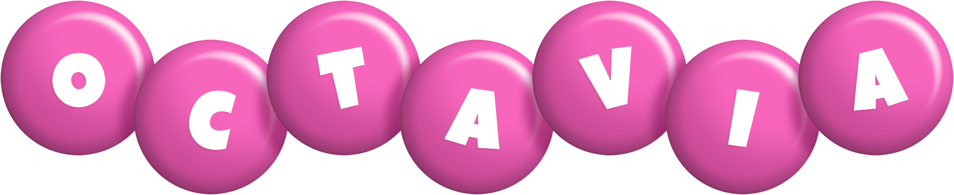 Octavia candy-pink logo