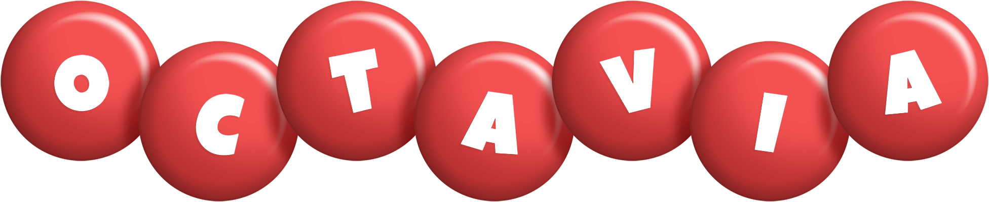 Octavia candy-red logo