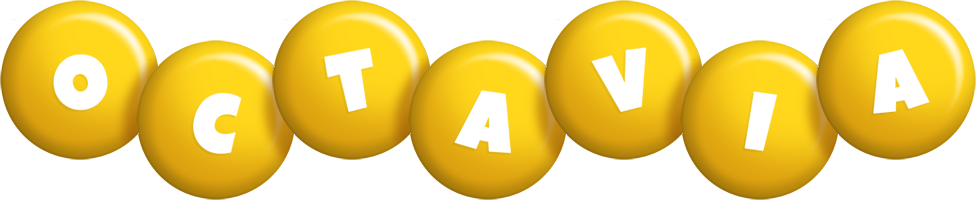 Octavia candy-yellow logo
