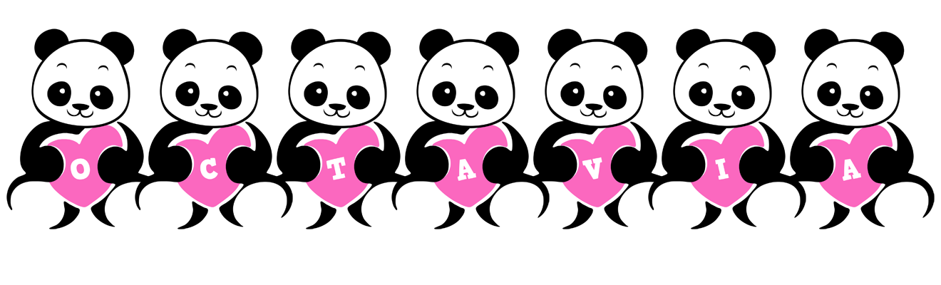 Octavia love-panda logo