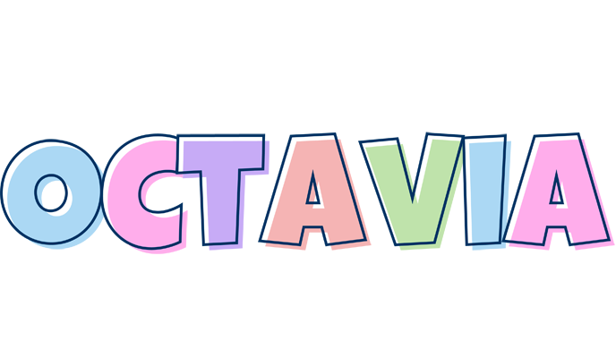 Octavia pastel logo