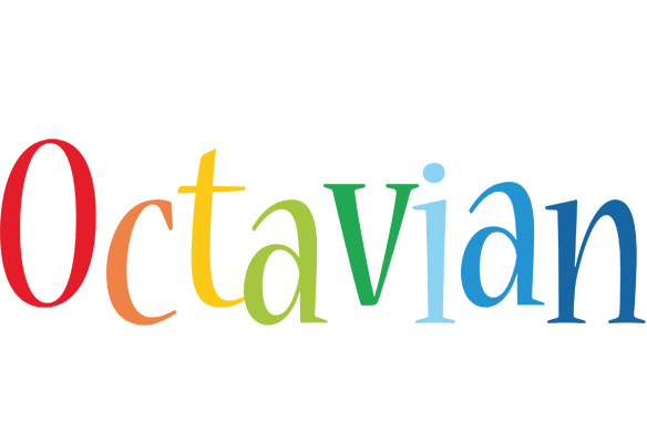 Octavian birthday logo