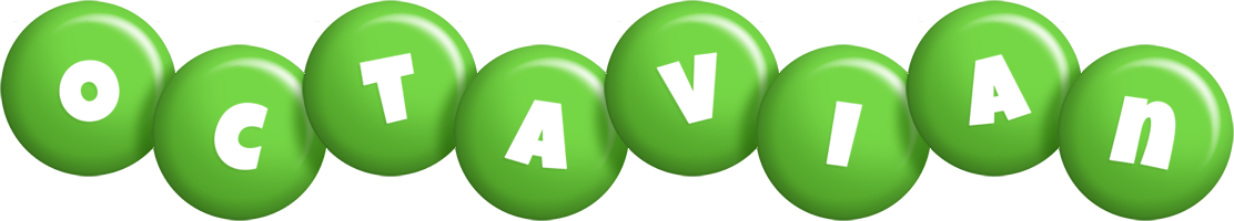 Octavian candy-green logo